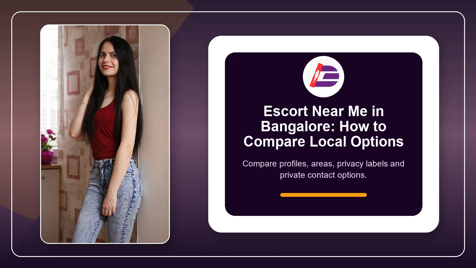 Featured local guide image for escort near me in Bangalore
