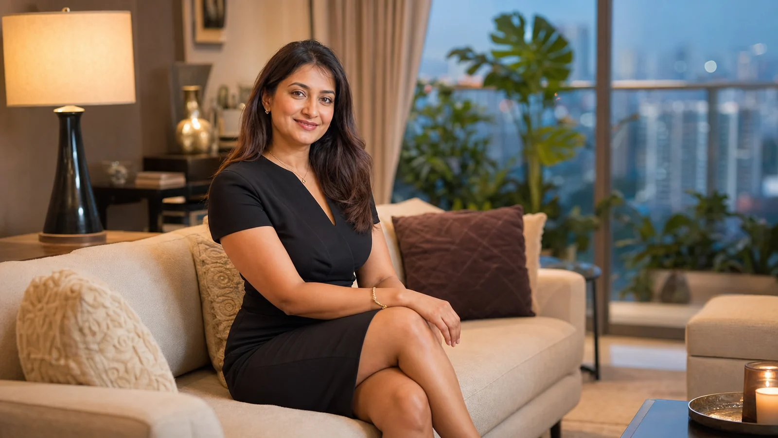 Elegant apartment lounge featured image for Housewife Escorts in Bangalore guide