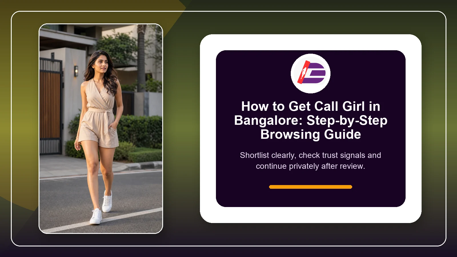 Featured step-by-step guide image for how to get call girl in Bangalore