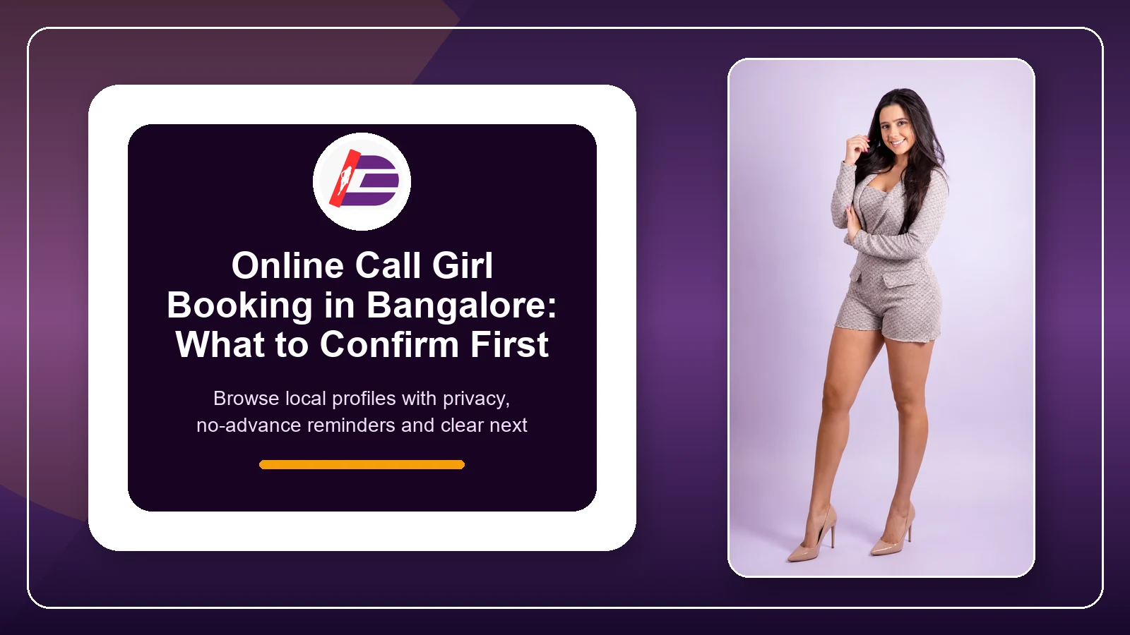 Featured guide image for online call girl booking in Bangalore