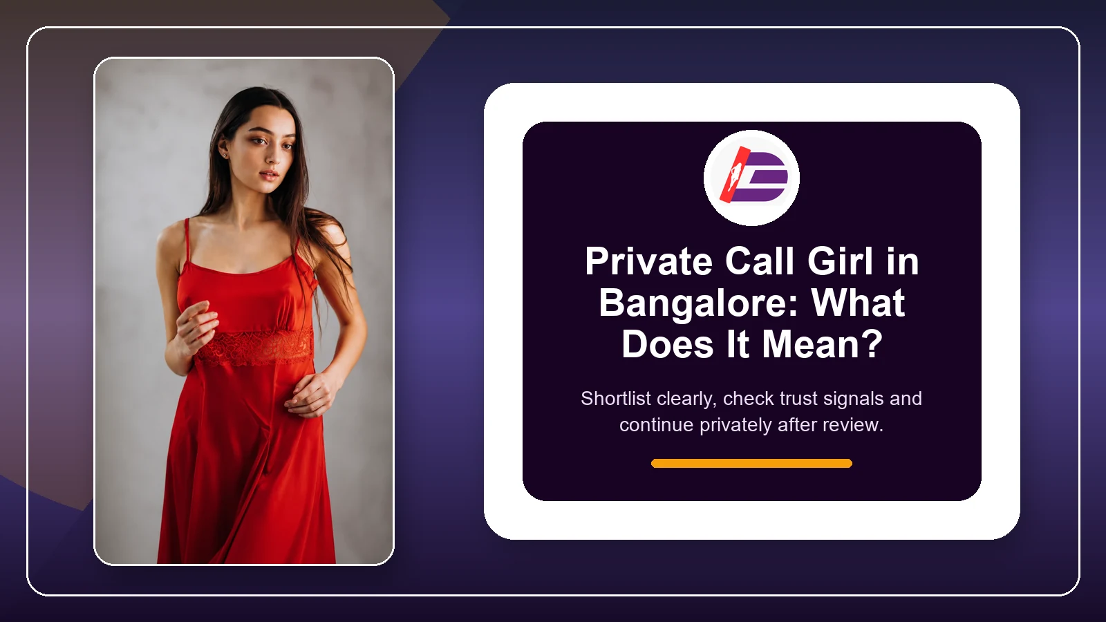 Featured guide image for private call girl browsing in Bangalore